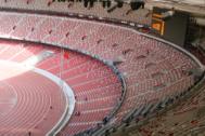 Inside of Beijing National Stadium