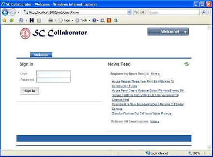 SC Collaborator Homepage